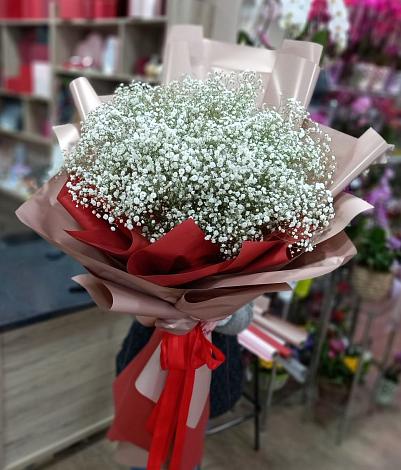 Букет цветов из: Гипсофила в Таштаголе