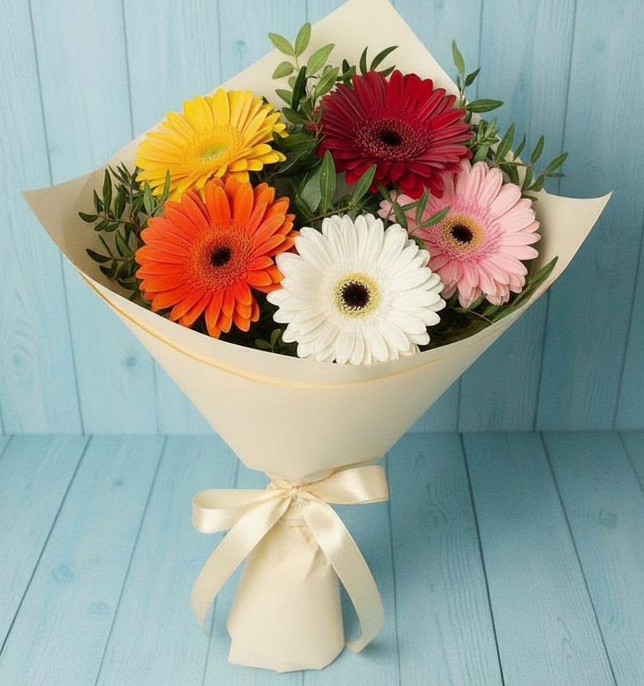 Букет цветов из: Герберы в Таштаголе