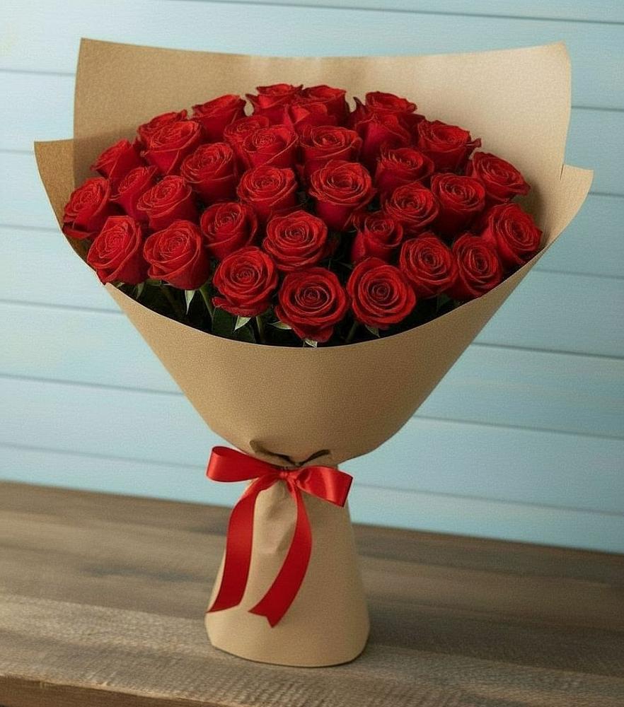 Букет Красные розы Милано в Таштаголе