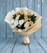 Букет цветов из:  Розы и Хризантемы #REPLACE_PRED# Таштаголе