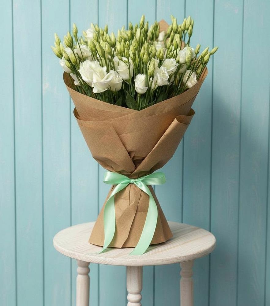 Букет цветов из: Лизиантусы в Таштаголе