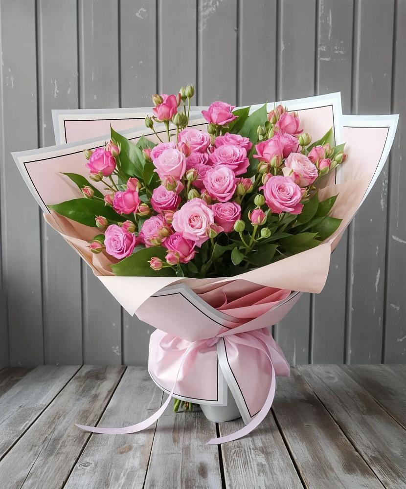 Букет Розовый кустик в Таштаголе