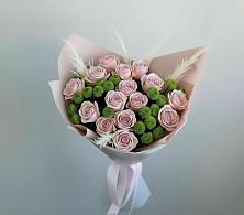 Букет цветов из:  Розы и Хризантемы в Таштаголе