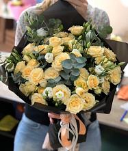 Букет цветов из:  Розы и Лизиантусы #REPLACE_PRED# Таштаголе