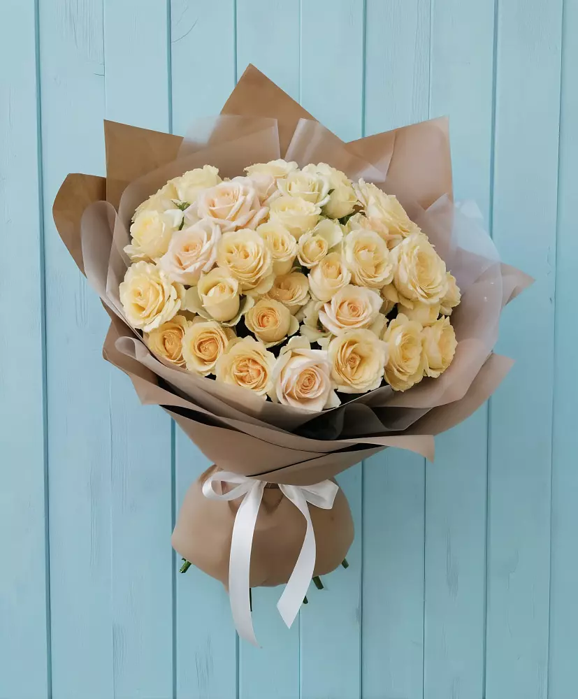 Букет Кремовое облако в Таштаголе