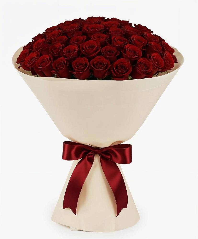 Букет 101 Бордовая роза Блэк Бакарра в Таштаголе