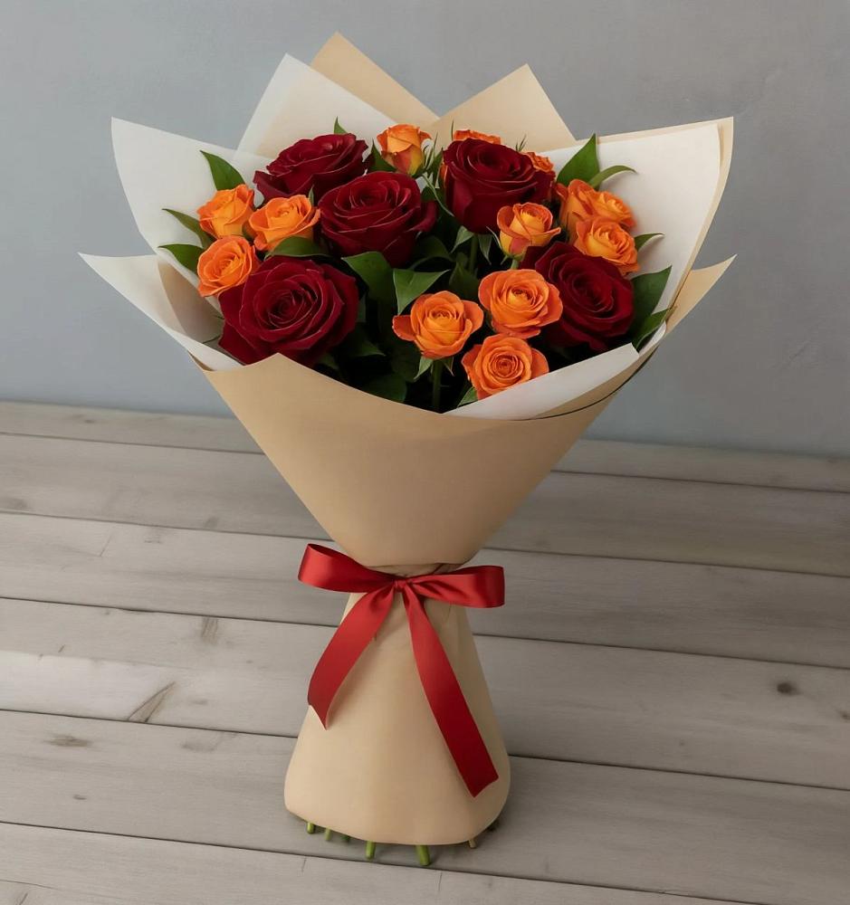 Букет Любовь и восторг в Таштаголе